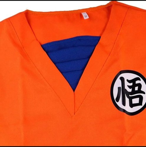 Disfraz Goku Para Niño Disfraces Dragon Ball Super Saiyajin Legendario! Naranja Y Azul Oscuro Altura De 130 A 145 Cm