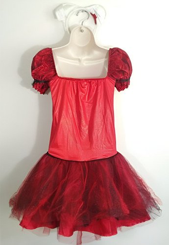 D_953809-MCO79082385727_092024-O.jpg Disfraz De Hello Kitty Niña - Adorable Y Perfecto Para Fiestas Rojo Unica