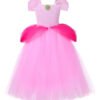 Disfraz Peach Princesa - Ideal Para Fiestas Y Aventuras De Videojuegos