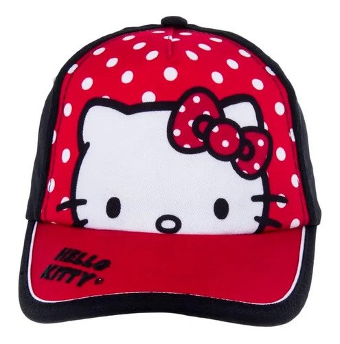 Gorra Hello Kitty Niña Cachucha Mundocute Rojo Niñas