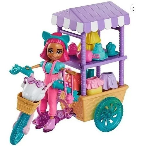 D_961349-MCO51492677724_092022-O.jpg Polly Pocket Bicicleta Dulces Y Sorpresas Set Ropa Dulcería