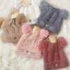 D_962339-MCO69292471328_052023-O.jpg Gorro Lana Para Bebé Protección Invierno Niños Gorros Frío