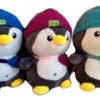 Peluche Pingüino Hiphop 22cm - Divertido Y Estilizado Negro