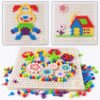 D_963969-MCO29483694621_022019-O.jpg Juego Tabla Armar Bloques Pines Lego Juguete Didáctico