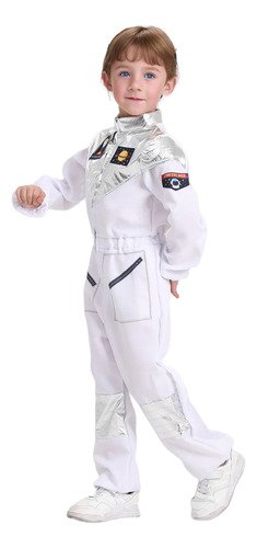 D_964272-MCO93356589780_092025-O.jpg Disfraz Astronauta Niños Espacio Traje Espacial + Casco Unisex