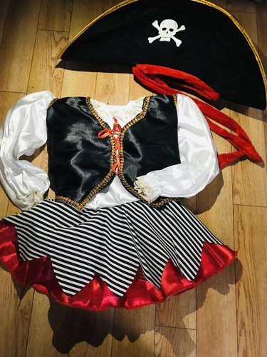 D_964523-MCO79786970273_102024-O.jpg Disfraz Niña Pirata Disfraces Niñas Halloween Mundocuteco