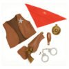 Kit Vaquero Completo - Chaleco, Pañoleta, Pistola Y Accesorios Incluidos Varios Unica