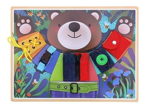 D_967923-MCO45541107969_042021-O.jpg Tabla Didáctica De La Vida Diaria Montessori Didáctico Varios