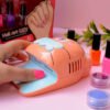 Set Esmaltes Niñas Uñas Secador Real Kit Manicure Juguete