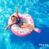 Flotador Dona Vainilla Chips Redondo Intex Inflable Piscina