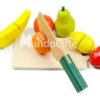 Juego Roles Comida Madera Juguete Cocina Montessori