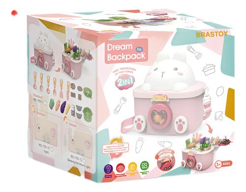 Juguete Cocina Portable Conejito Para Niñas - Juego De Roles