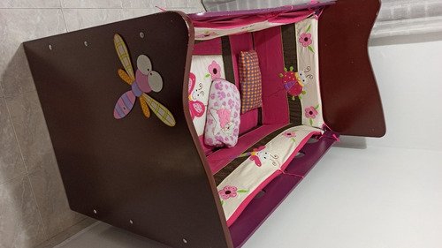 Cuna Para Niña Usada 9/10 Excelente Estado Cama Para Bebe Marrón