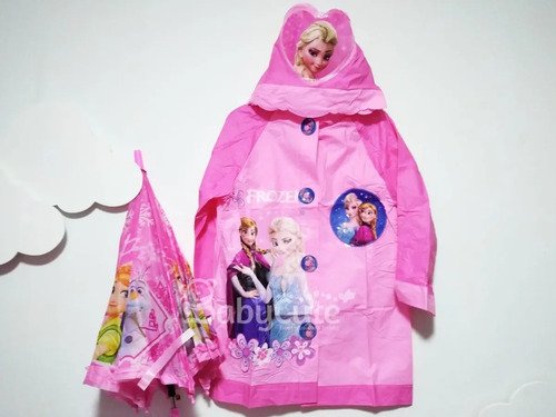 D_970455-MCO40743221641_022020-O.jpg Impermeable Niños Capa Lluvia Infantil Niñas Mundocute