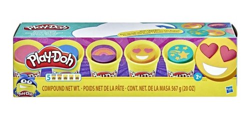 D_970880-MCO53532727280_012023-O.jpg Kit De Plastilinas Masas Play-doh Colores Divertidos X5 Unds