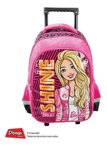 D_970904-MCO31556373929_072019-O.jpg Barbie Morral Grande Maleta Ruedas Original Primavera Rosa