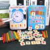 Juguete Educativo Reloj Imanado Aprender Números Montessori