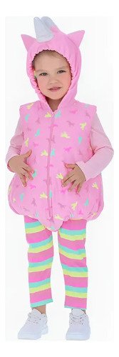 D_972059-MCO92998576795_092025-O.jpg Disfraz Unicornio Bebe Niña Rosado Alta Calidad 3 Piezas