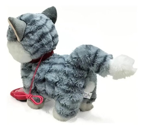 Gato Interactivo Que Camina Y Repite: Mascota De Peluche