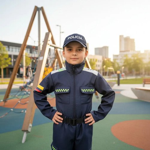 D_974415-MCO94064238437_102025-O.jpg Disfraz Policia Niño Disfraces Militar 10% Off Detective