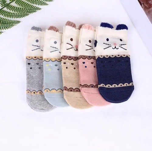 Hermosas Medias Tobilleras Calcetines Diseños Exclusivos.