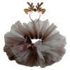 Diadema Y Tutu De Reno - ¡un Toque Divertido Y Festivo Para Tu Navidad! Chocolate Unica