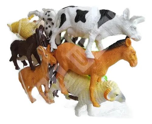D_977143-MCO80592293104_112024-O.jpg Set De Animales De La Granja | 11 Piezas Animalitos Pesebre