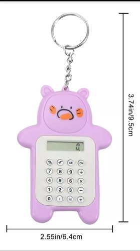 D_978169-MCO82618686273_022025-O.jpg Calculadora X 12 Unidades Llaveros Regalo Mini Figuras Azul Acero
