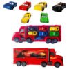 D_978564-MCO81124643676_122024-O.jpg Grua Camión Cars Rayo Mcqueen + 6 Autos Juguete Metálicos Autos Rojo
