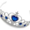 Corona Princesa X6 Unds Accesorio Disfraz Princesa Plateado