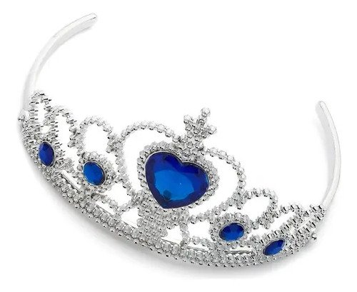 Corona Princesa X6 Unds Accesorio Disfraz Princesa Plateado