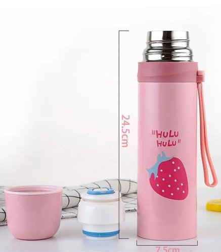 Termo Botella Frutas Animadas Ulu Ulu