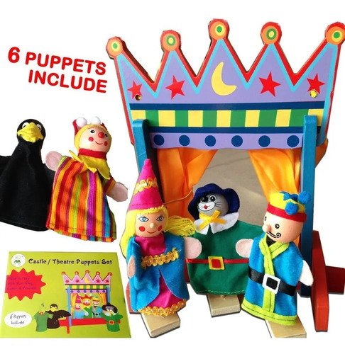 Set De Títeres Teatrino - Juguetes Didácticos Montessori