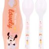 Set Cubiertos Rosado Niña Portable Minnymouse Alimentacion