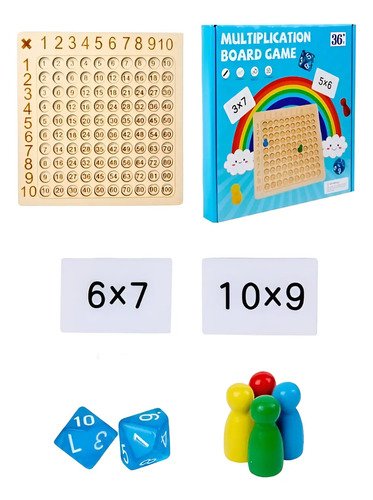 D_982194-MCO82920989230_032025-O.jpg Juego Aprendiendo De Multiplicar Juguete Números En Madera