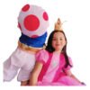 Disfraz Princesa Peach Rosado Marío Bros Disfraces Niñas