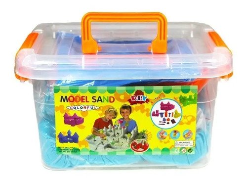 Kit De Arena Cinética Grande Incluye Moldes Juego Didáctico  Varios