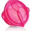 D_983644-MCO95022014933_102025-O.jpg Porta Comida Bebé Rosa Plato Tapa Cuchara Nuby Bol Rosa