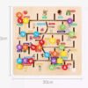 Laberinto Abecedario Madera Montessori Juego Juguetes Niños
