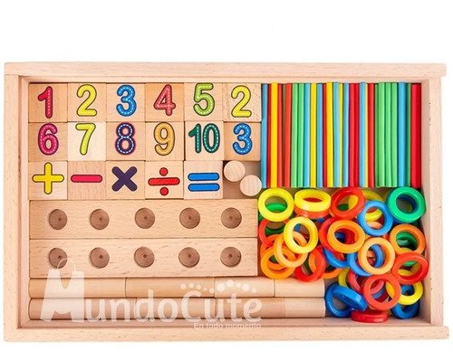 D_985171-MCO48794935156_012022-O.jpg Ábaco Caja Didáctica Aprendizaje Matemáticas Montessori Varios