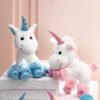 Hermoso Peluche De Unicornio Azul 45 Cm Mundocute