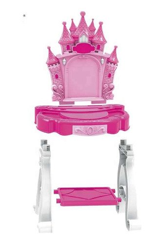 Set De Tocador En Forma De Castillo Y Silla