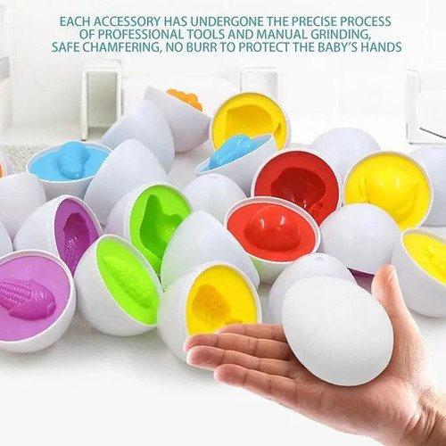 D_986094-MCO80884908257_112024-O.jpg Set De 6 Huevos Didácticos Montessori Niños Juego Didáctico