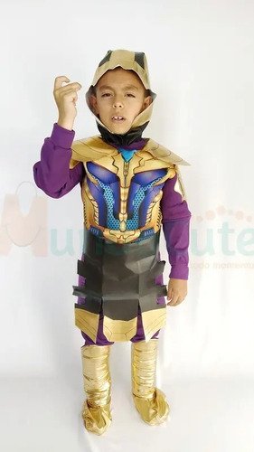 D_986116-MCO32203164942_092019-O.jpg Disfraz Thanos Niños Disfraces Vengadores Incluye Accesorios 6