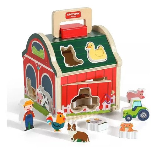 D_987678-MCO53901626677_022023-O.jpg Juego De Granja En Madera Portable Juguetes Montessori