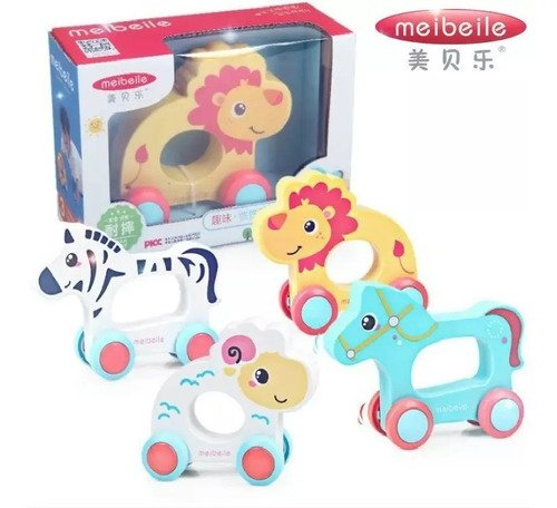 Animalitos De Arrastre Juguetes Para Bebés Didácticos