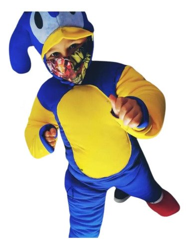 Disfraz Sonic Niño  Velocidad Y Diversión Para Los Niños