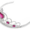 Corona Princesa X6 Unds Accesorio Disfraz Princesa Plateado