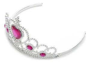 Corona Princesa X6 Unds Accesorio Disfraz Princesa Plateado