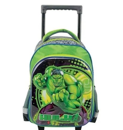 D_989297-MCO29148565598_012019-O.jpg Morral Ruedas Y Lonchera Avengers Spiderman Vengadores Niño Azul
